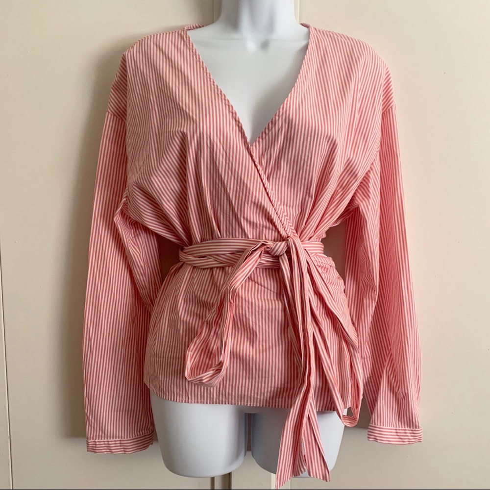 Wrap around blouse